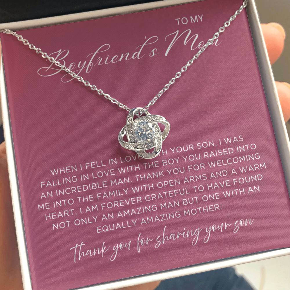 Sharing Your Son Necklace - Gift from Girlfriend To Boyfriend's Mom, gift from girlfriend, gift for Boyfriend's Mom