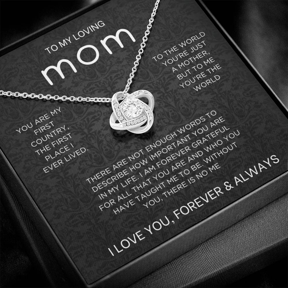Forever & Always Necklace - Gift from Daughter To Mom, gift from daughter, gift for mom, mom and daughter, gift for mommy