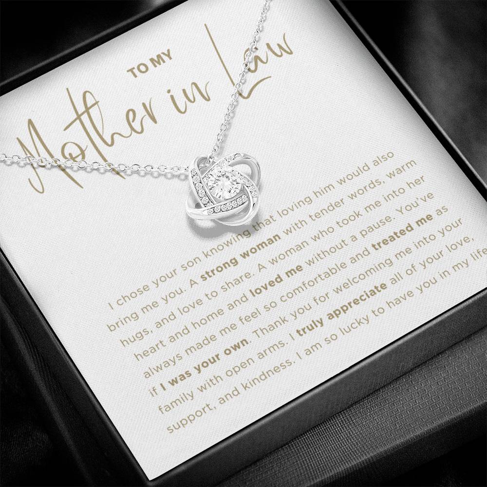 Strong Women Necklace - Gift from Wife to my Mom, gift from daughter in law, gift for Mother in Law