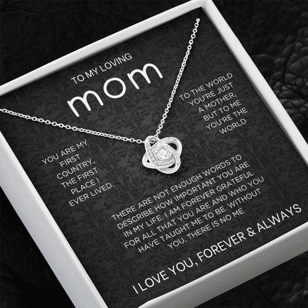 Forever & Always Necklace - Gift from Daughter To Mom, gift from daughter, gift for mom, mom and daughter, gift for mommy