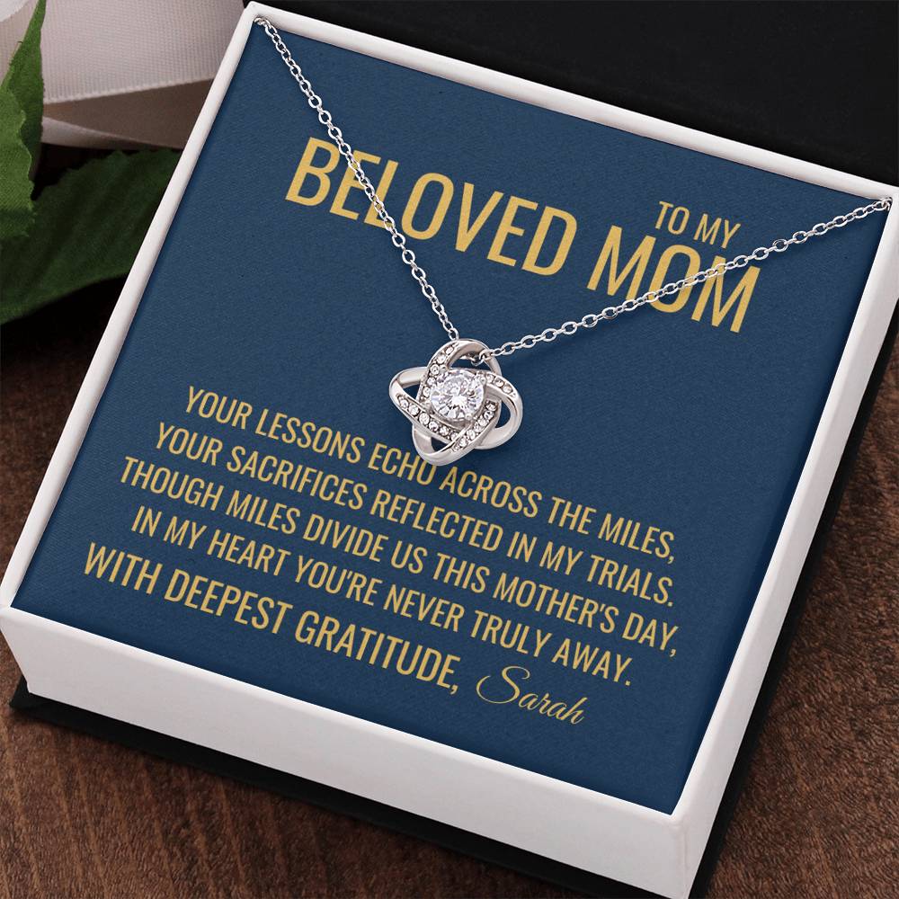 Your Lessons Necklace - Gift from Daughter To Mom, gift from daughter, gift for mom, mom and daughter, gift for mommy