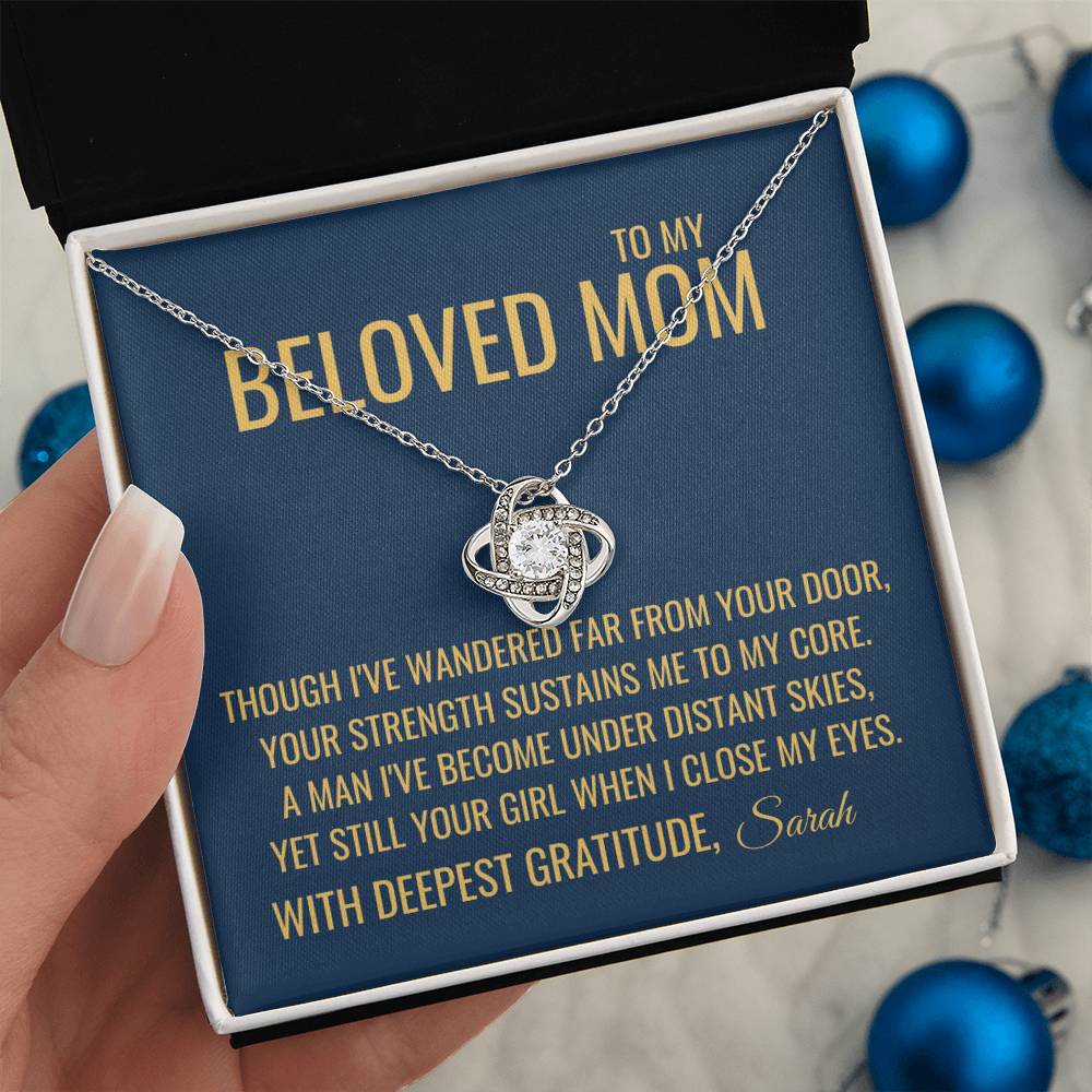 Far From Your Door Necklace - Gift from Daughter To Mom, Mothers day Gift, Mom and Daughter, Gift for Mom, Gift for Mommy, Christmas Gift