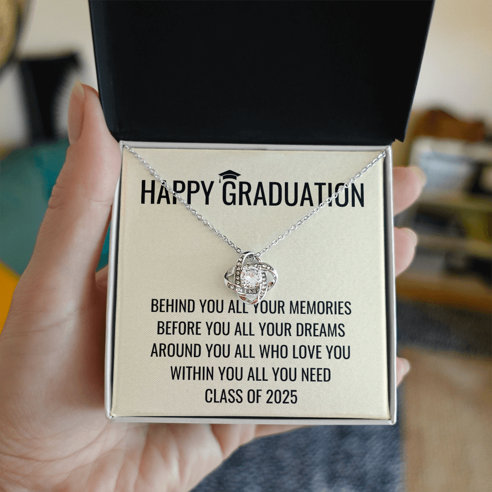Behind You - Graduation Gift For Daughter, Personalized Graduation, Jewelry For College, Senior Graduation, Graduation Gift For Her - No Name