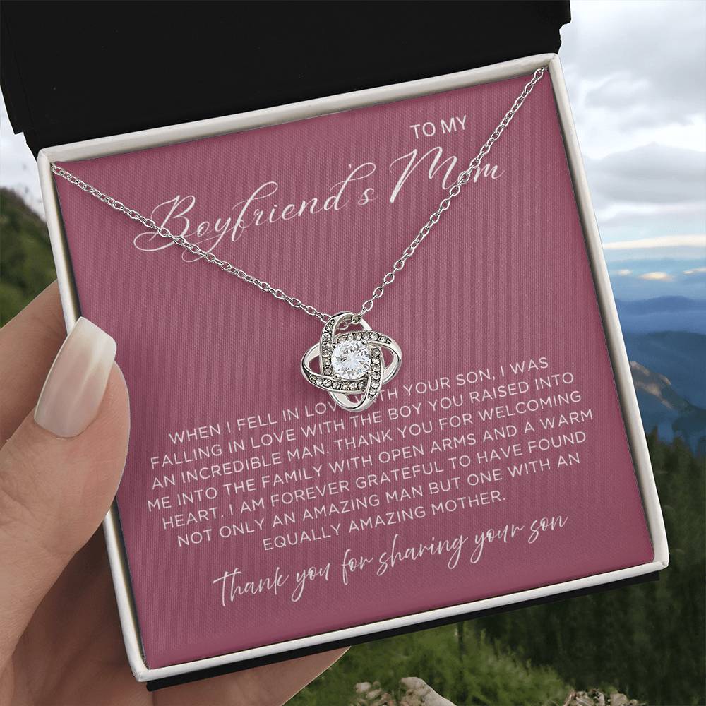 Sharing Your Son Necklace - Gift from Girlfriend To Boyfriend's Mom, gift from girlfriend, gift for Boyfriend's Mom
