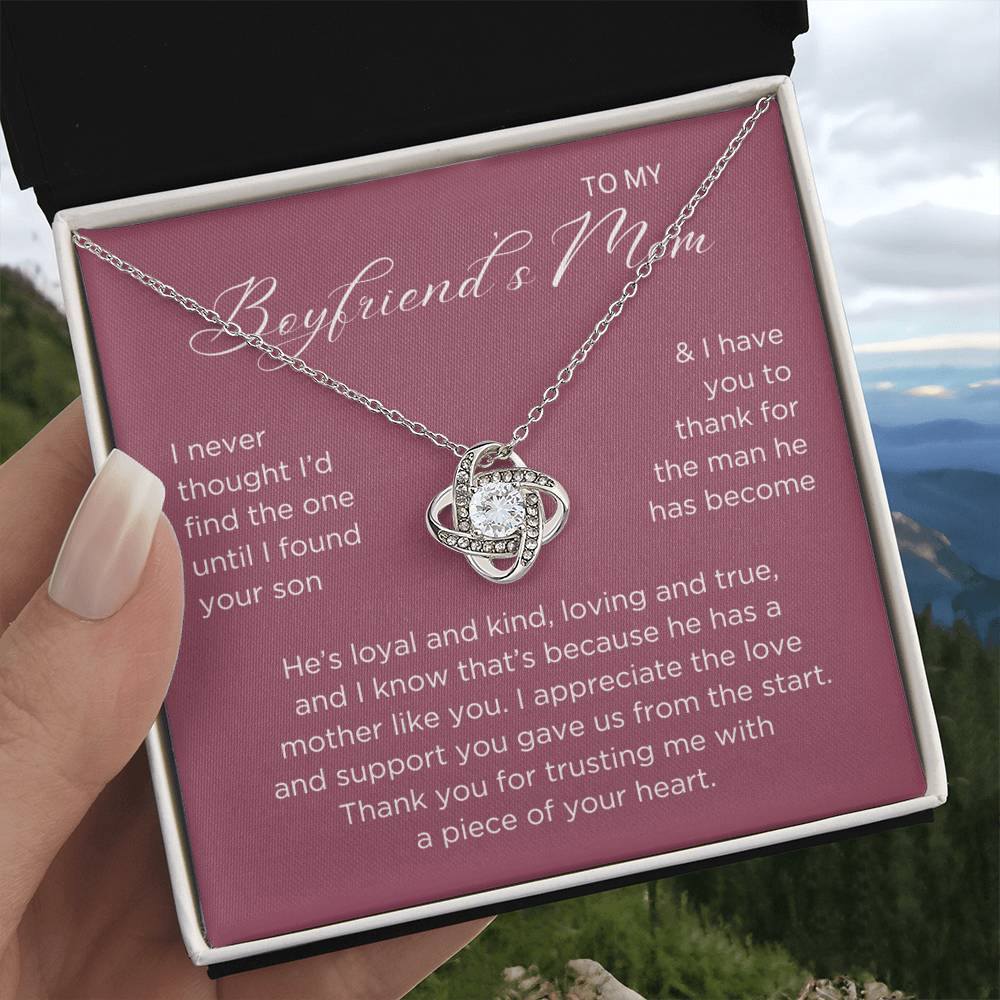 Piece Of Your Heart Necklace - Gift from Girlfriend To Boyfriend's Mom, gift from girlfriend, gift for Boyfriend's Mom