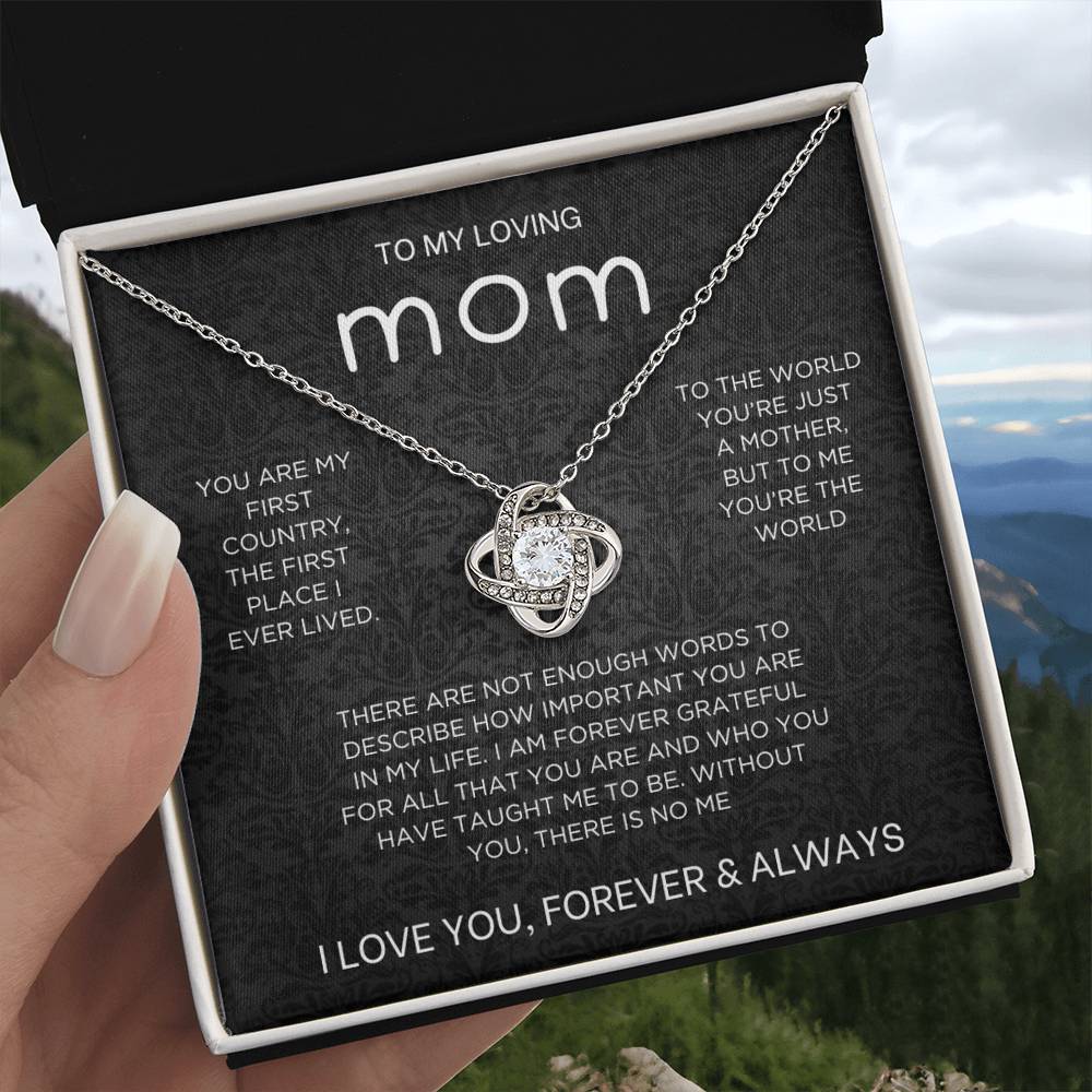 Forever & Always Necklace - Gift from Daughter To Mom, gift from daughter, gift for mom, mom and daughter, gift for mommy