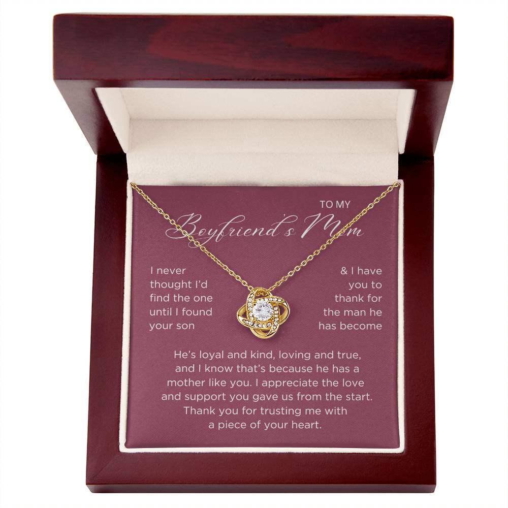Piece Of Your Heart Necklace - Gift from Girlfriend To Boyfriend's Mom, gift from girlfriend, gift for Boyfriend's Mom