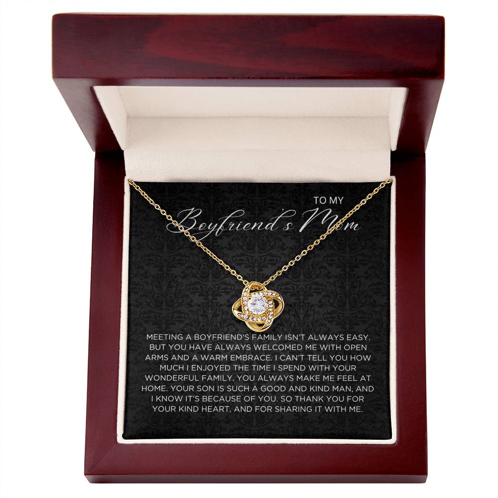 Boyfriend's family Necklace - Gift from Girlfriend To Boyfriend's Mom, gift from girlfriend, gift for Boyfriend's Mom