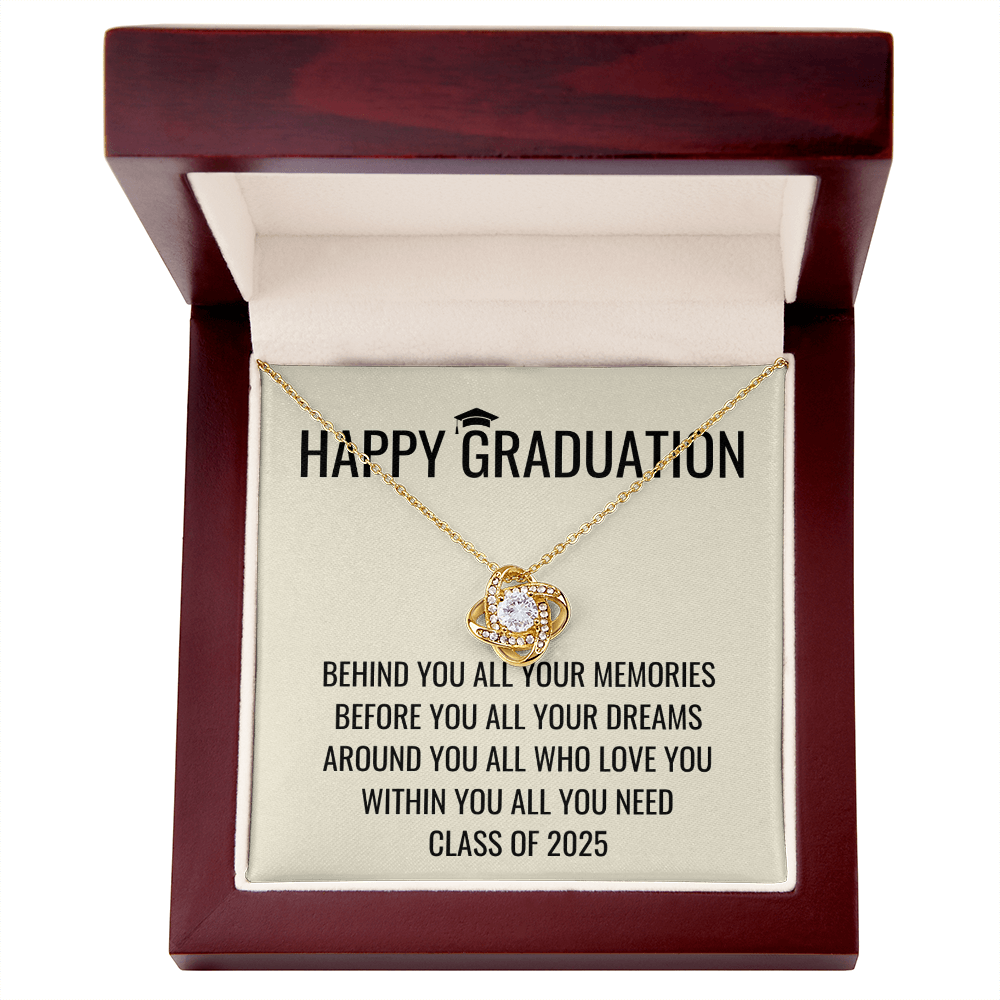 Behind You - Graduation Gift For Daughter, Personalized Graduation, Jewelry For College, Senior Graduation, Graduation Gift For Her - No Name