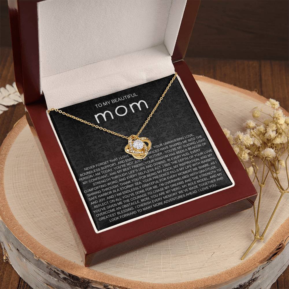Never Forget Necklace - Gift from Daughter To Mom, gift from daughter, gift for mom, mom and daughter, gift for mommy