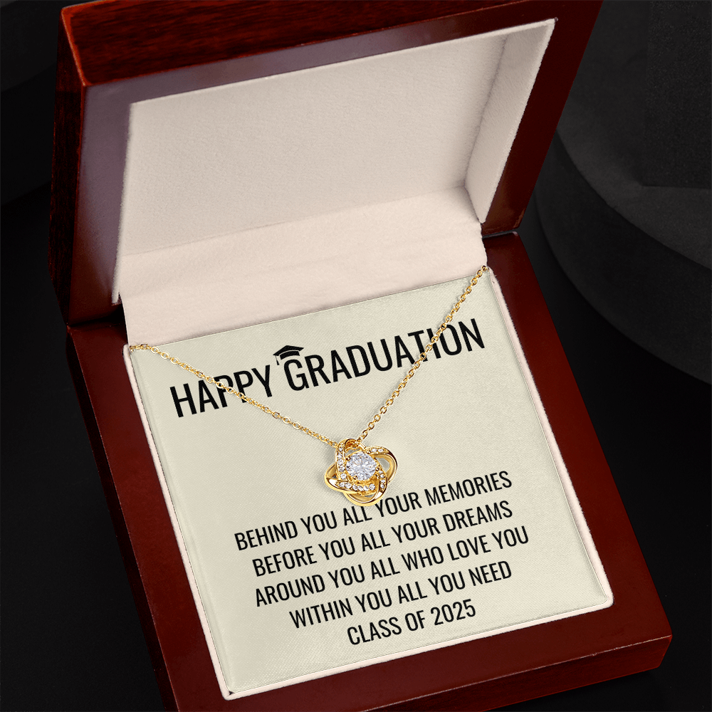Behind You - Graduation Gift For Daughter, Personalized Graduation, Jewelry For College, Senior Graduation, Graduation Gift For Her - No Name