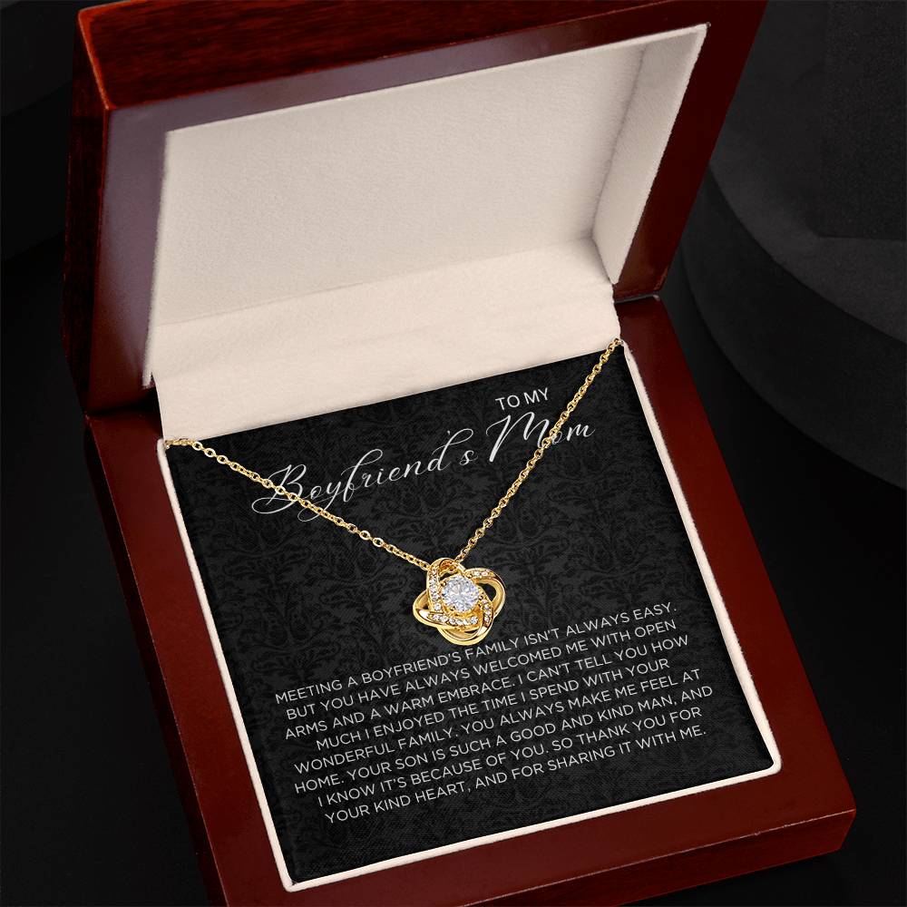 Boyfriend's family Necklace - Gift from Girlfriend To Boyfriend's Mom, gift from girlfriend, gift for Boyfriend's Mom