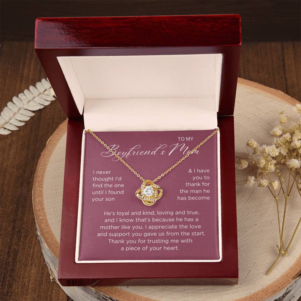 Piece Of Your Heart Necklace - Gift from Girlfriend To Boyfriend's Mom, gift from girlfriend, gift for Boyfriend's Mom