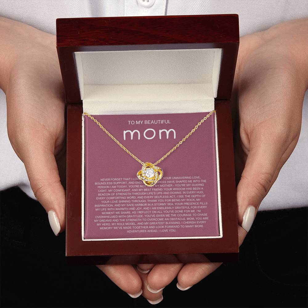 Never Forget Necklace - Gift from Daughter To Mom, gift from daughter, gift for mom, mom and daughter, gift for mommy