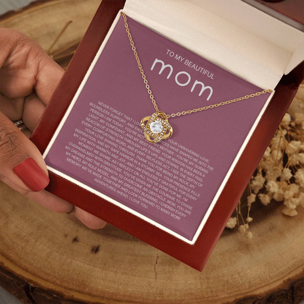 Never Forget Necklace - Gift from Daughter To Mom, gift from daughter, gift for mom, mom and daughter, gift for mommy