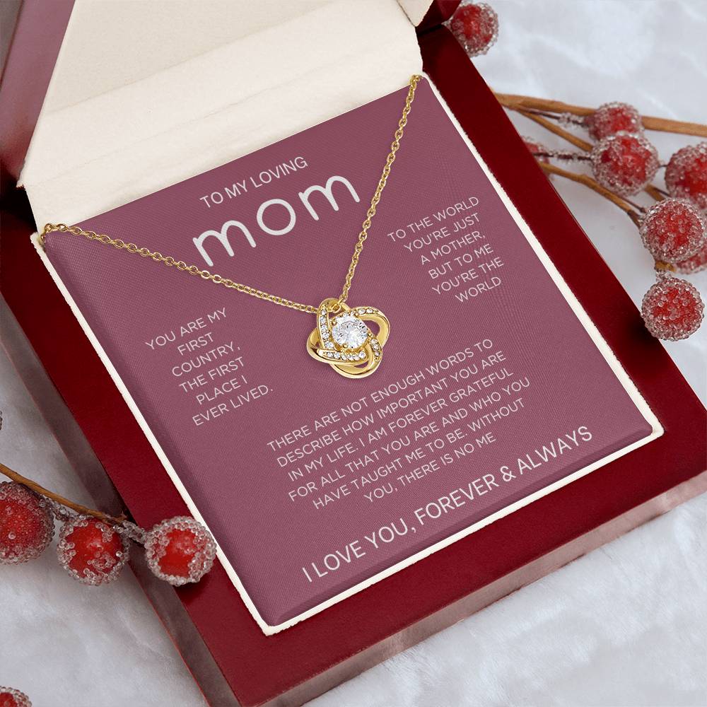 Forever & Always Necklace - Gift from Daughter To Mom, gift from daughter, gift for mom, mom and daughter, gift for mommy