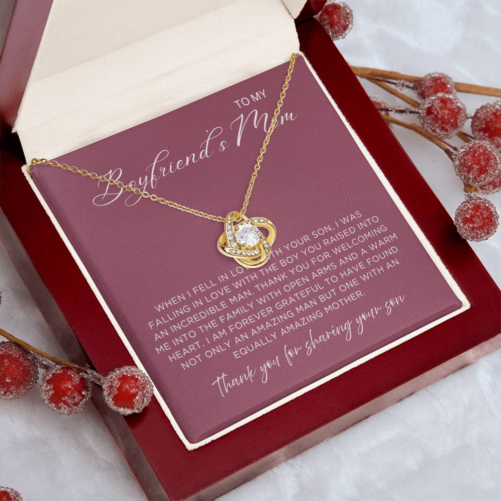 Sharing Your Son Necklace - Gift from Girlfriend To Boyfriend's Mom, gift from girlfriend, gift for Boyfriend's Mom