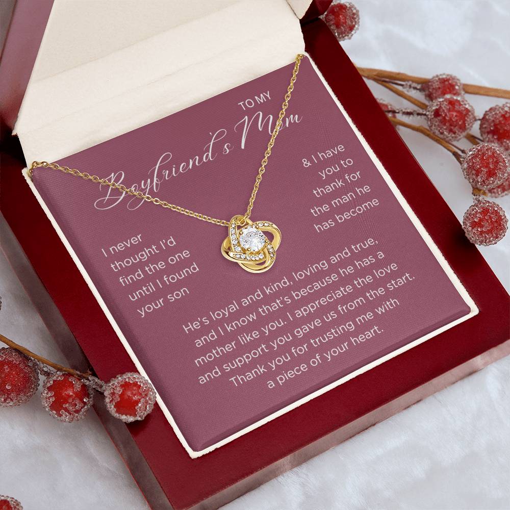 Piece Of Your Heart Necklace - Gift from Girlfriend To Boyfriend's Mom, gift from girlfriend, gift for Boyfriend's Mom