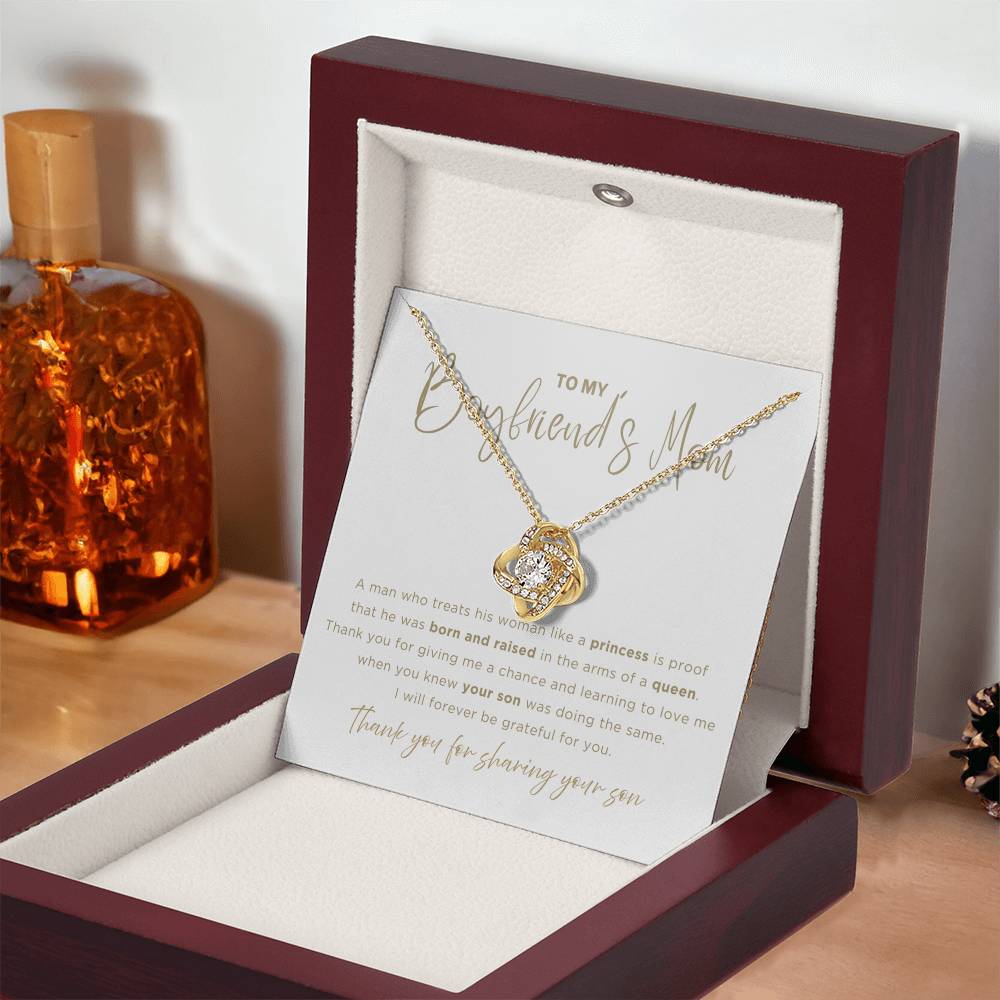 Arms Of A Queen Necklace - Gift from Girlfriend To Boyfriend's Mom, gift from girlfriend, gift for Boyfriend's Mom
