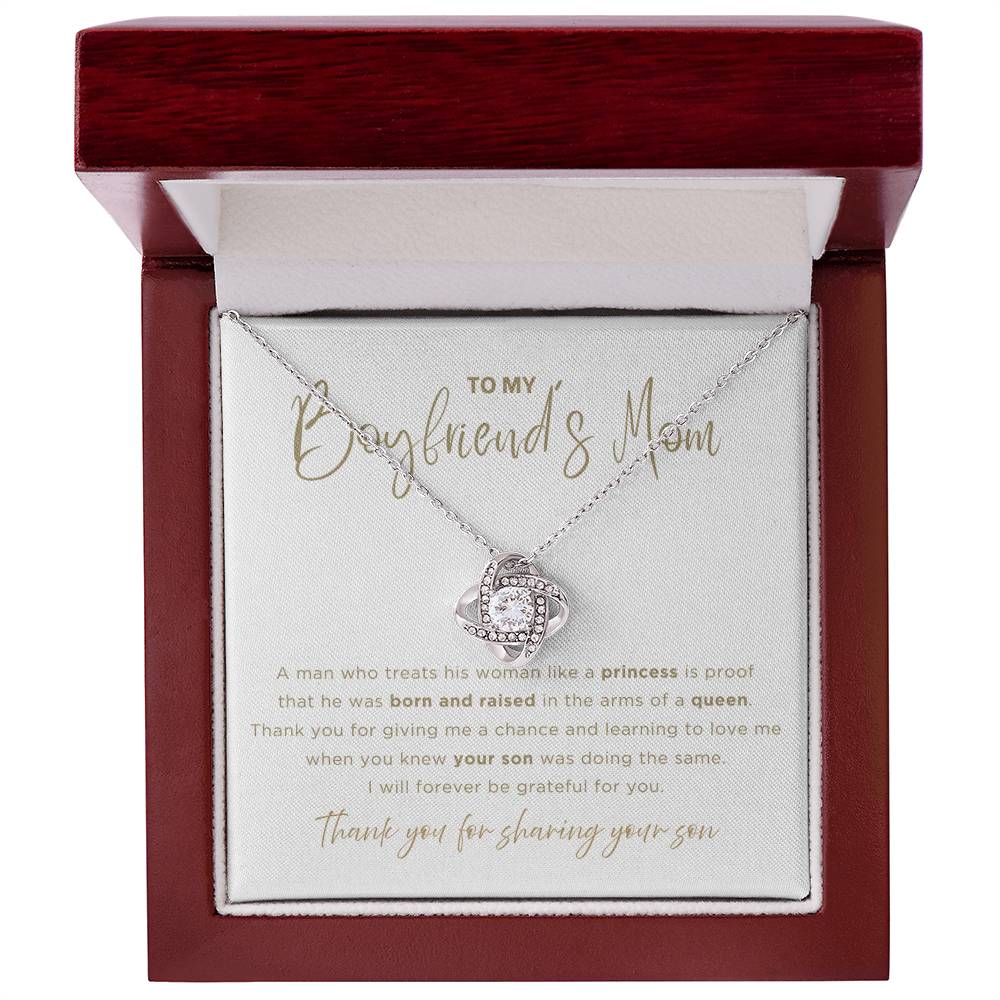 Arms Of A Queen Necklace - Gift from Girlfriend To Boyfriend's Mom, gift from girlfriend, gift for Boyfriend's Mom