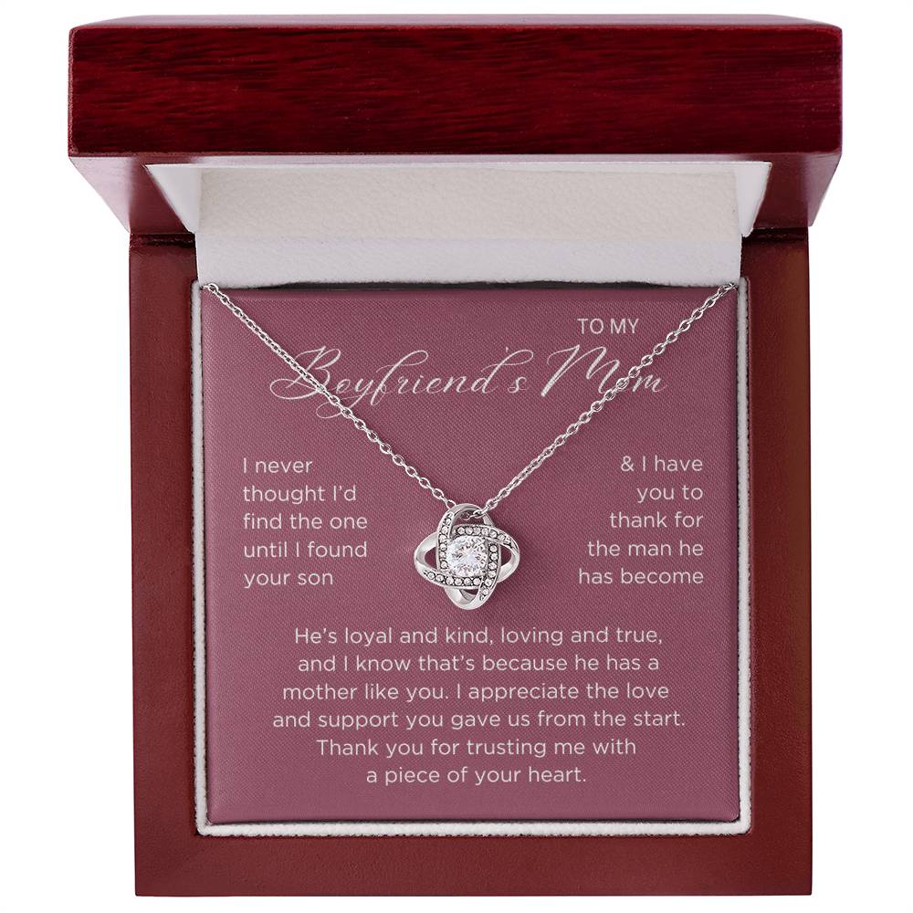 Piece Of Your Heart Necklace - Gift from Girlfriend To Boyfriend's Mom, gift from girlfriend, gift for Boyfriend's Mom