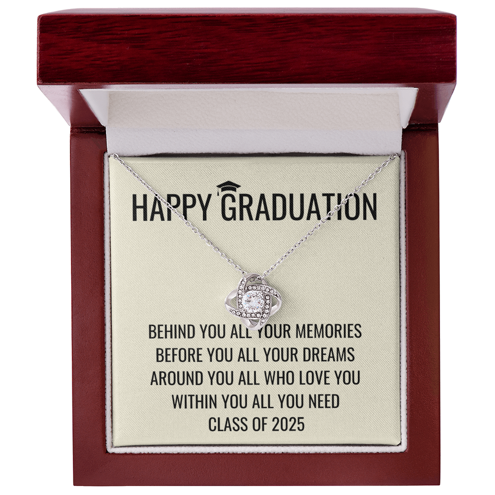 Behind You - Graduation Gift For Daughter, Personalized Graduation, Jewelry For College, Senior Graduation, Graduation Gift For Her - No Name