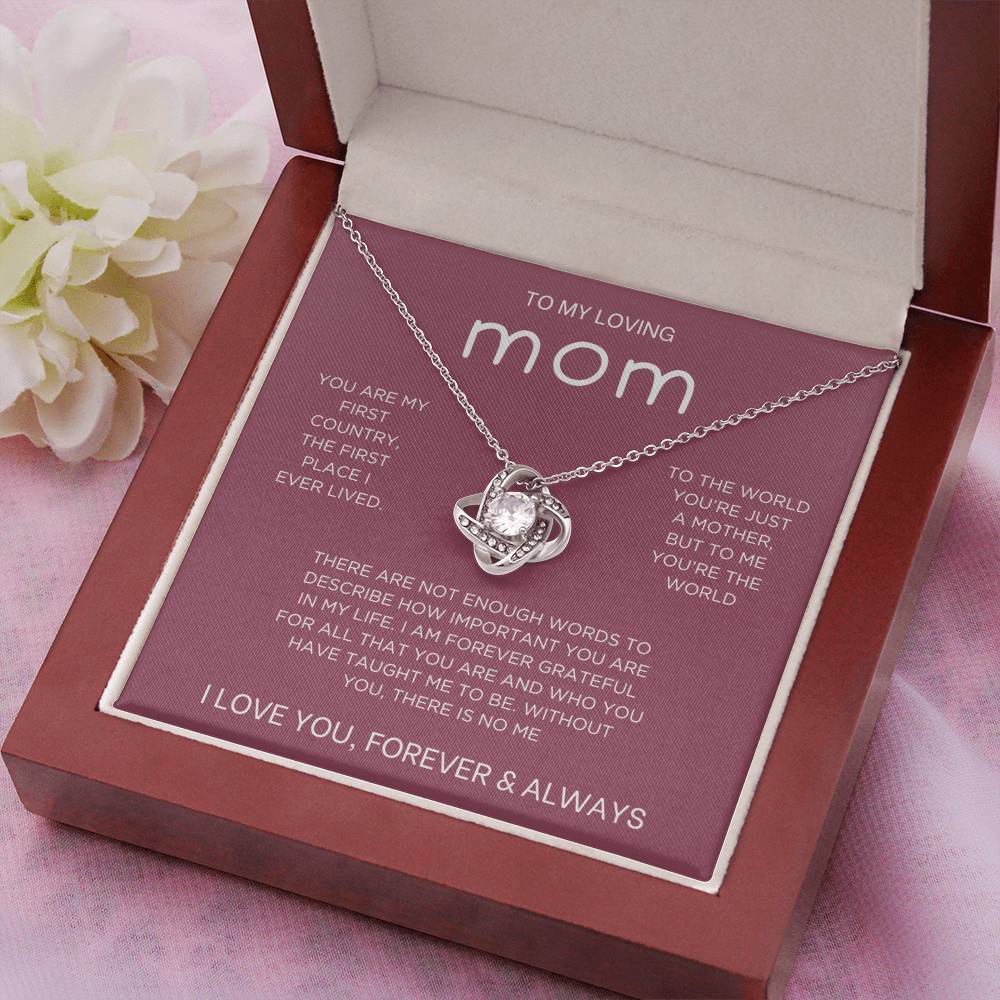 Forever & Always Necklace - Gift from Daughter To Mom, gift from daughter, gift for mom, mom and daughter, gift for mommy