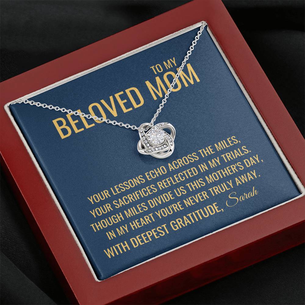 Your Lessons Necklace - Gift from Daughter To Mom, gift from daughter, gift for mom, mom and daughter, gift for mommy