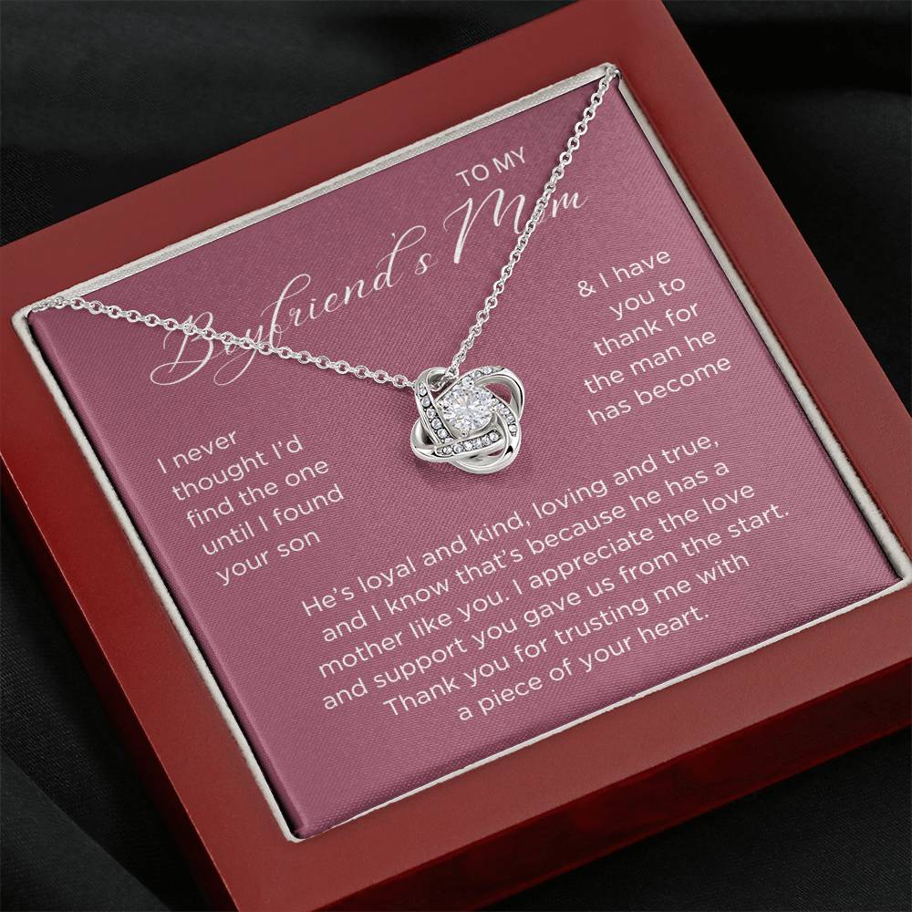 Piece Of Your Heart Necklace - Gift from Girlfriend To Boyfriend's Mom, gift from girlfriend, gift for Boyfriend's Mom