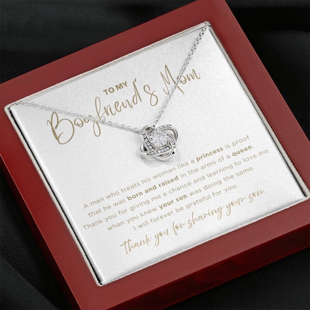 Arms Of A Queen Necklace - Gift from Girlfriend To Boyfriend's Mom, gift from girlfriend, gift for Boyfriend's Mom