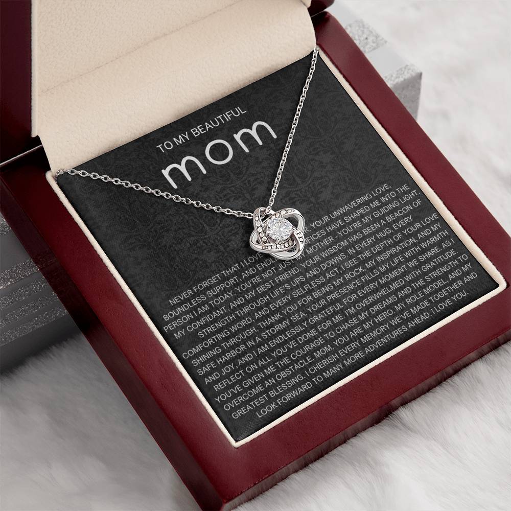 Never Forget Necklace - Gift from Daughter To Mom, gift from daughter, gift for mom, mom and daughter, gift for mommy