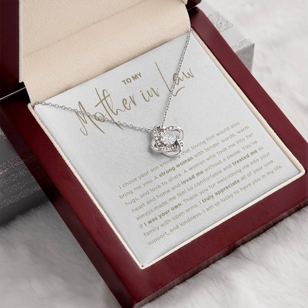 Strong Women Necklace - Gift from Wife to my Mom, gift from daughter in law, gift for Mother in Law