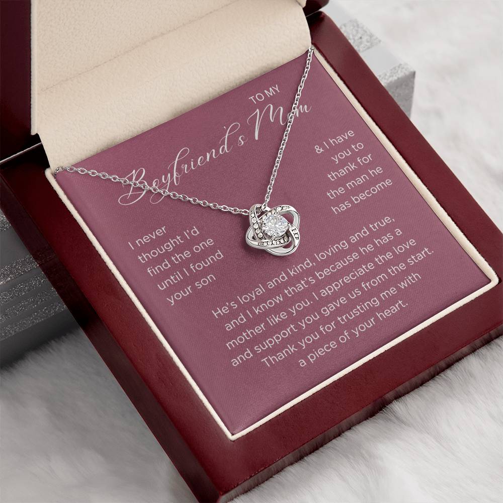 Piece Of Your Heart Necklace - Gift from Girlfriend To Boyfriend's Mom, gift from girlfriend, gift for Boyfriend's Mom