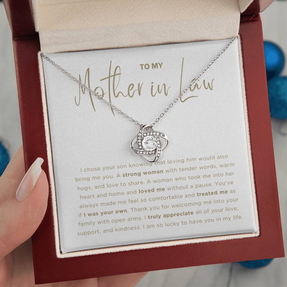 Strong Women Necklace - Gift from Wife to my Mom, gift from daughter in law, gift for Mother in Law