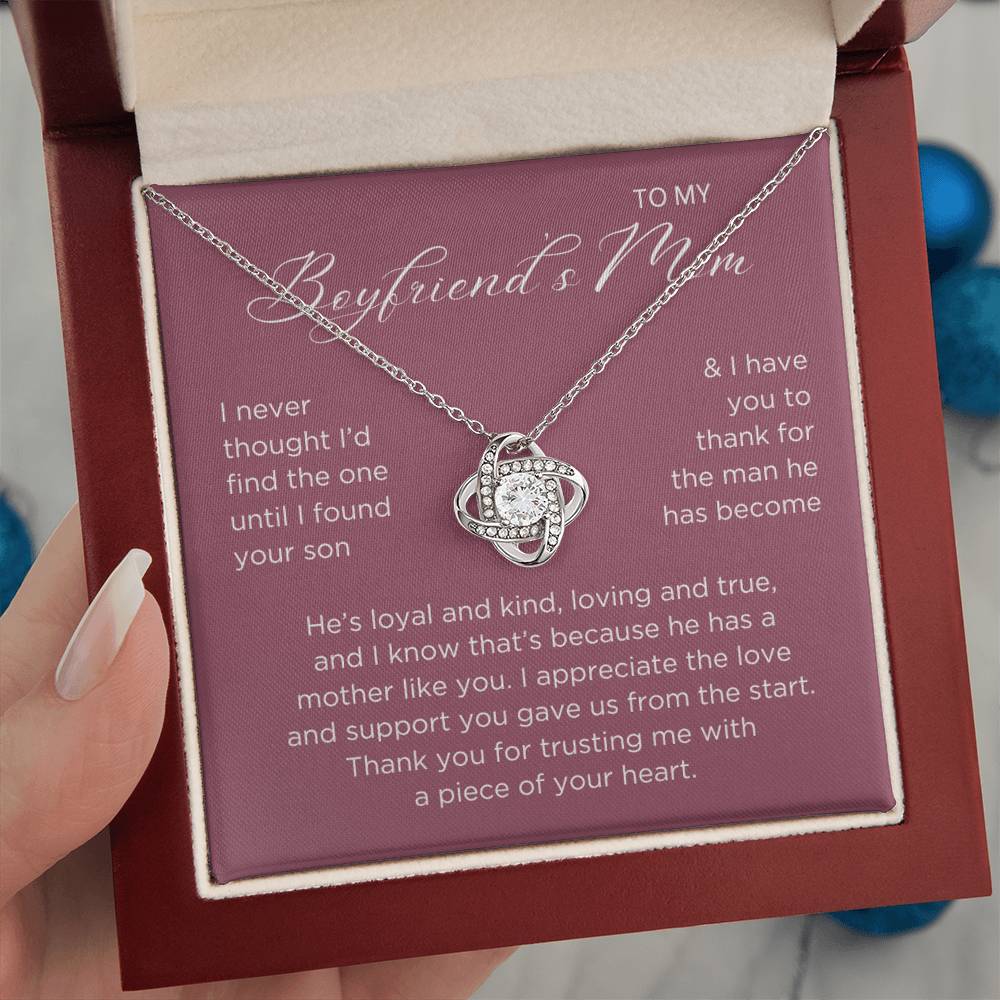 Piece Of Your Heart Necklace - Gift from Girlfriend To Boyfriend's Mom, gift from girlfriend, gift for Boyfriend's Mom