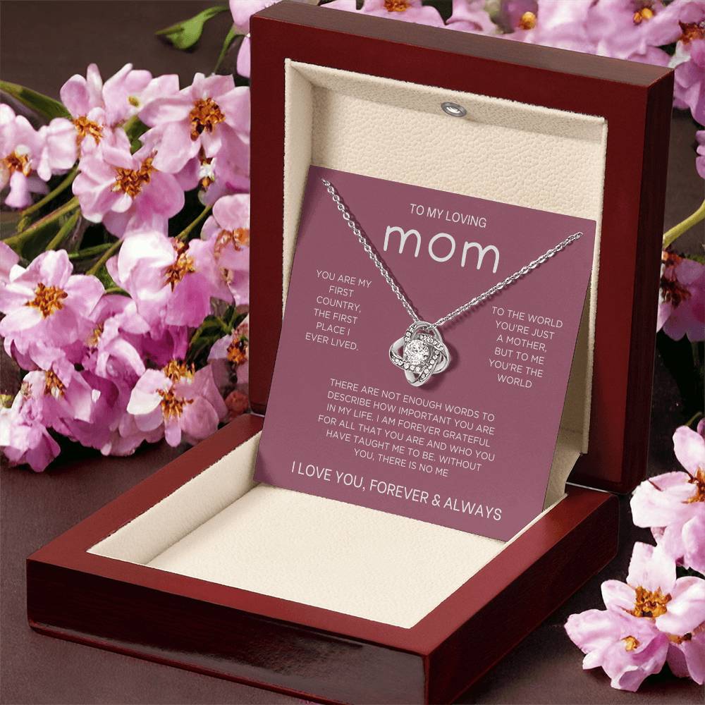 Forever & Always Necklace - Gift from Daughter To Mom, gift from daughter, gift for mom, mom and daughter, gift for mommy