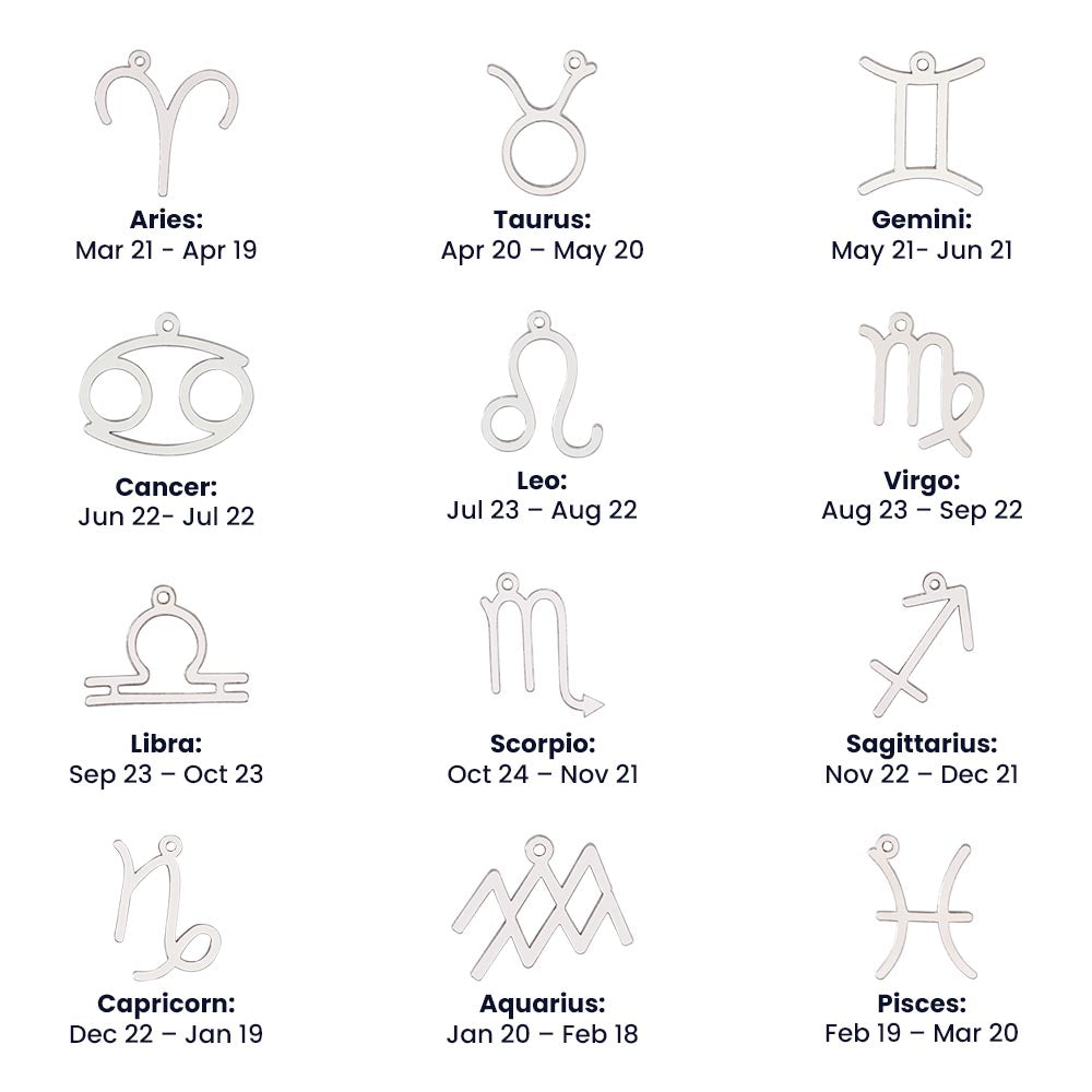 Soul Sisters - Zodiac Name Necklace