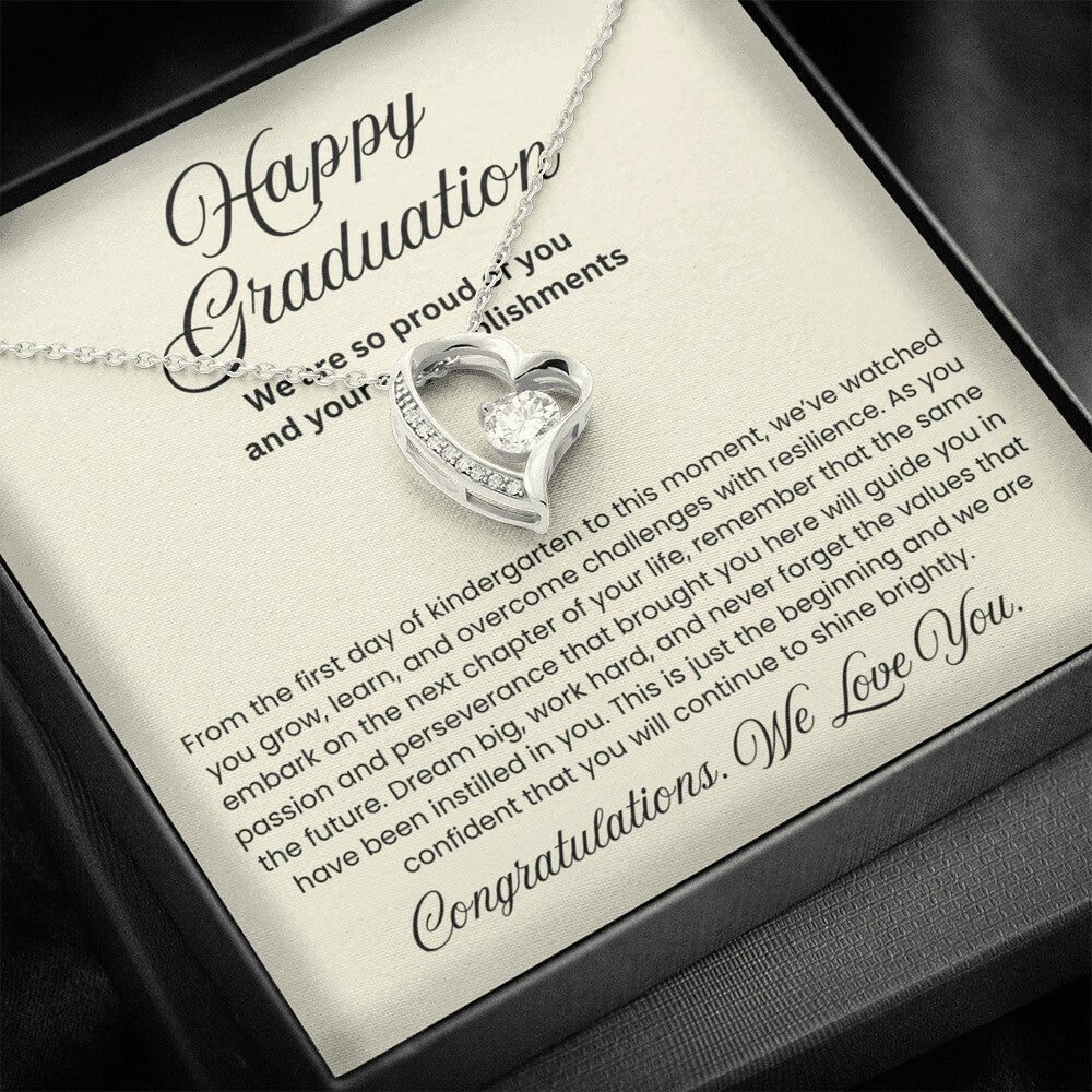 We are Proud Necklace - Mother Daughter Gift, Daughter Graduation Gift, High School, College Graduate
