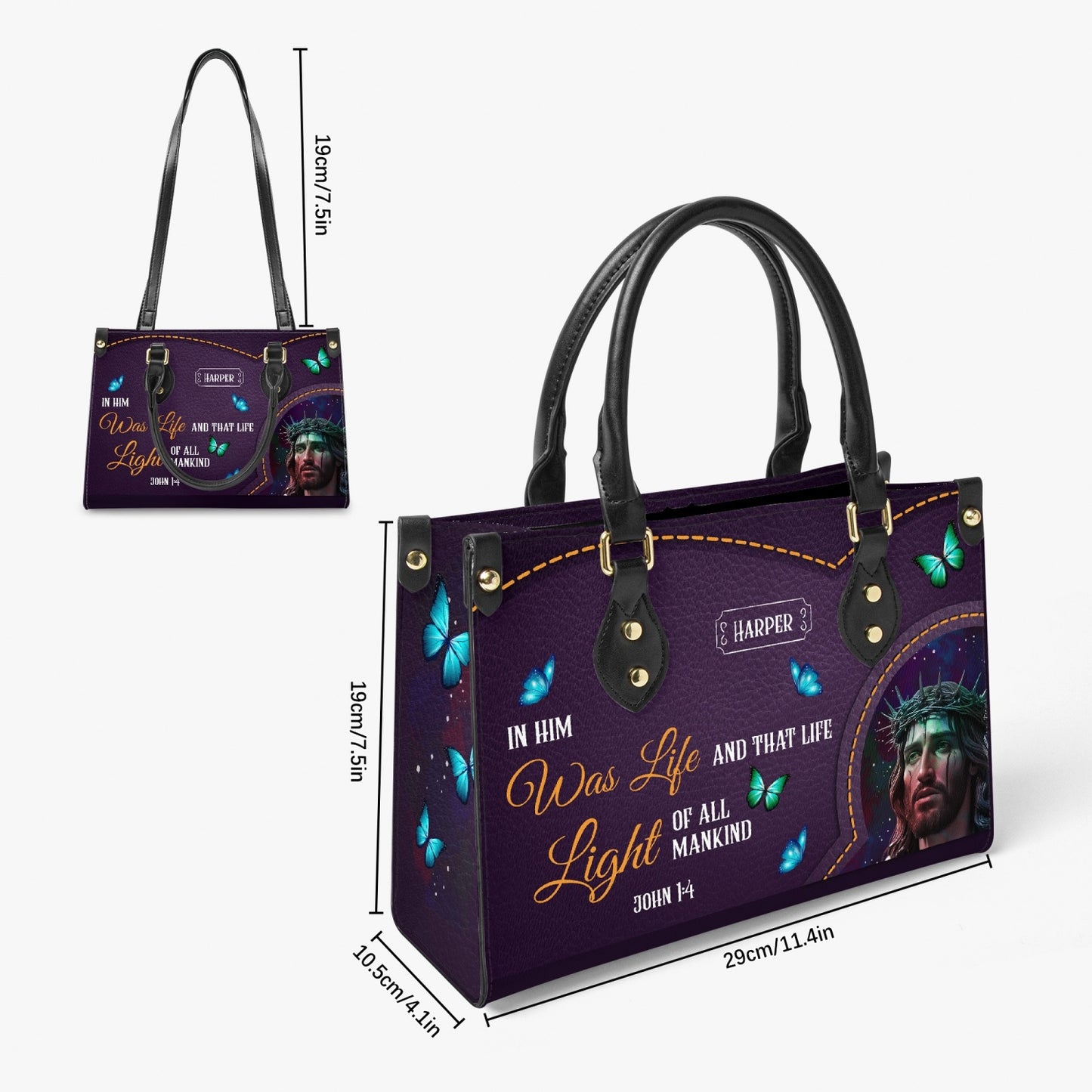Light of All Mankind - Women's Bespoke Bag - Long Strap