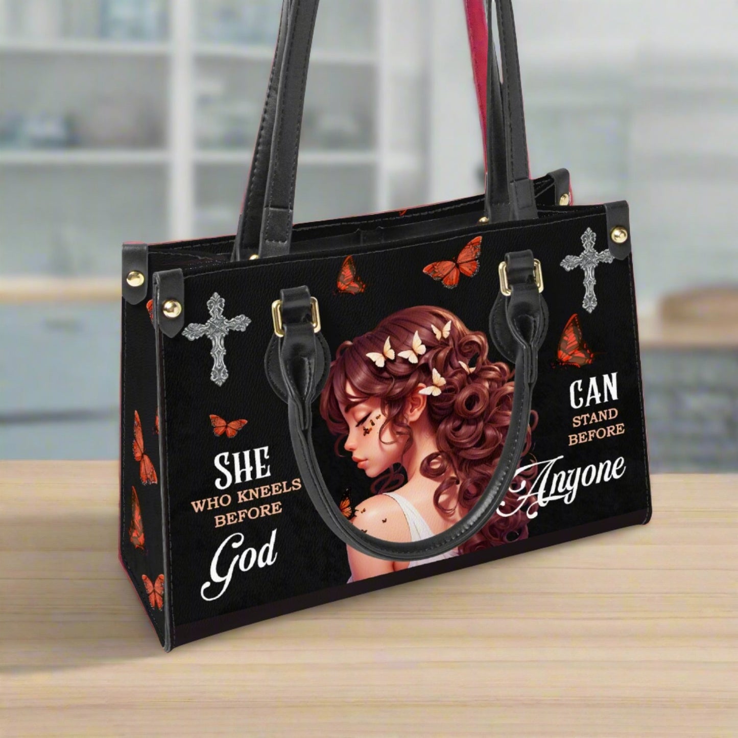 Kneels Before God - Women's Bespoke Bag - Long Strap