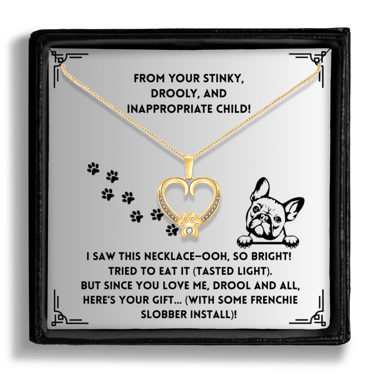 Ooh, So Bright - Paw Heart Pendant