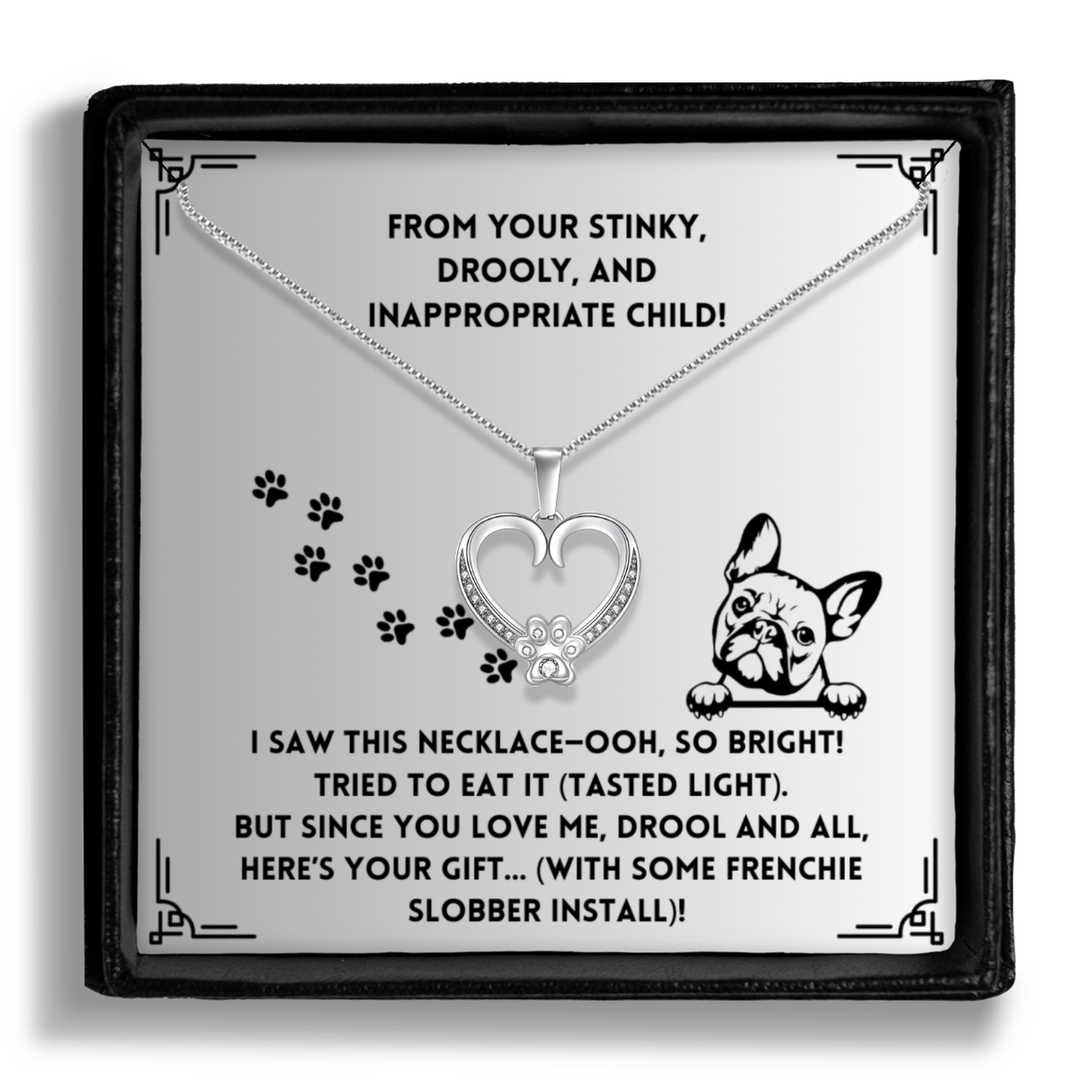 Ooh, So Bright - Paw Heart Pendant