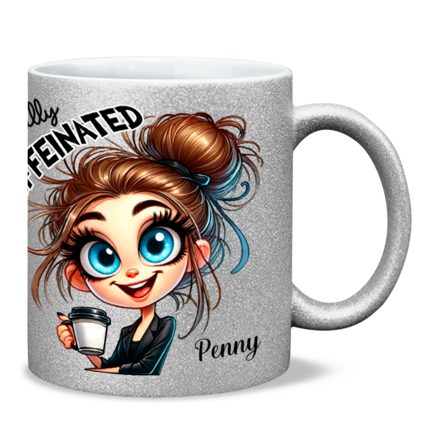 Before & After Coffee - 11oz Ceramic Sparkling Mugs