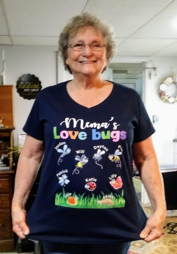 Grandma Love Bugs Personalized - Personalized gifts for Grandma Or Mom