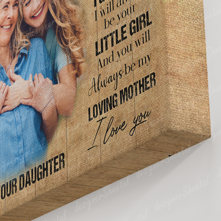 To My Mother | Mother's Day | For Mother | Wall Decor | Canvas Wall Art - Touch Of Divine