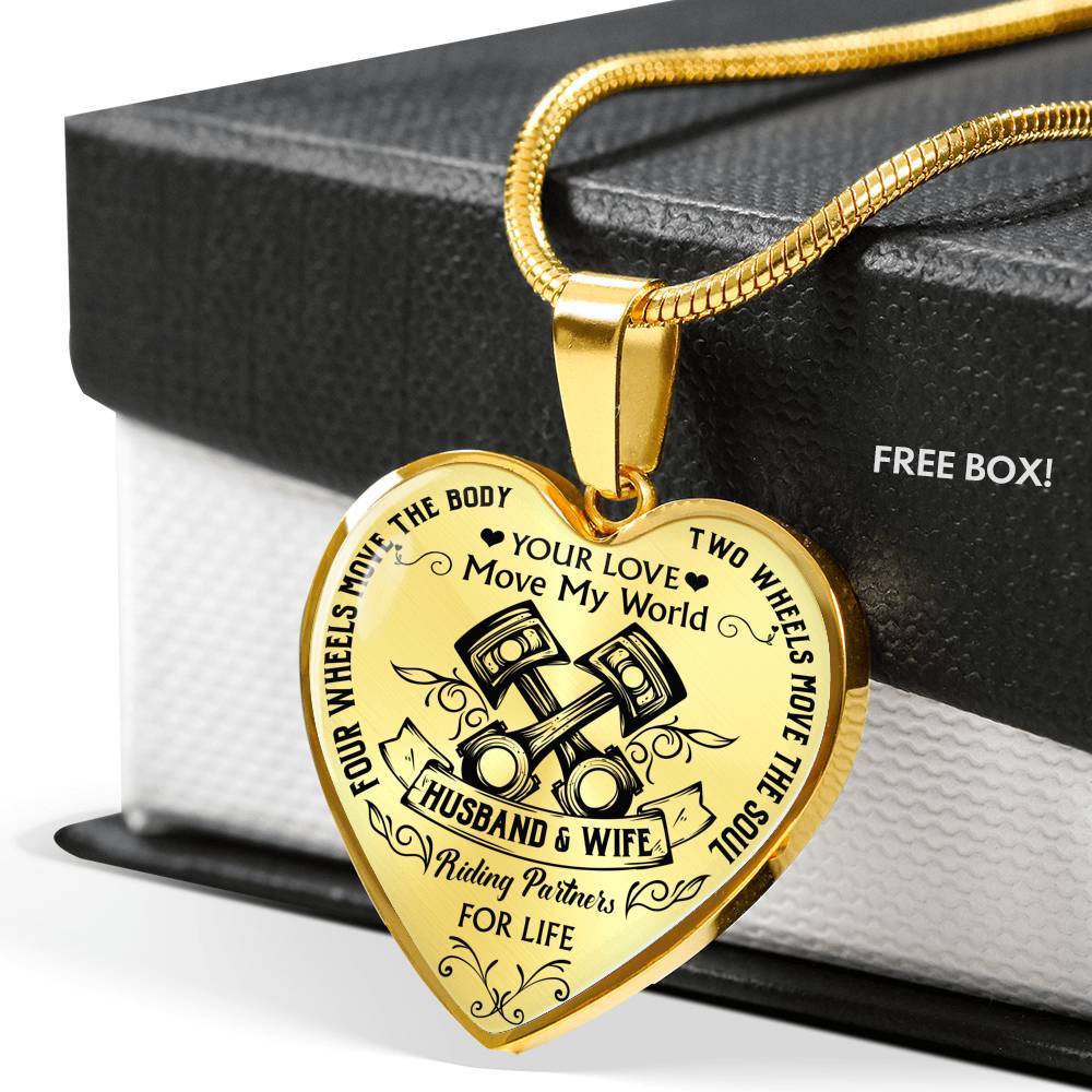Two Wheels Move The Soul Biker Necklace - Touch Of Divine
