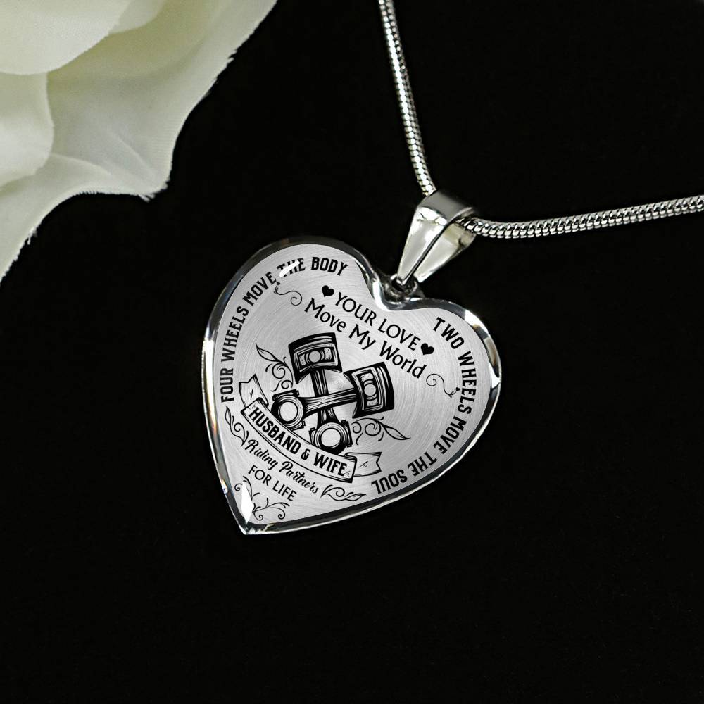 Two Wheels Move The Soul Biker Necklace - Touch Of Divine