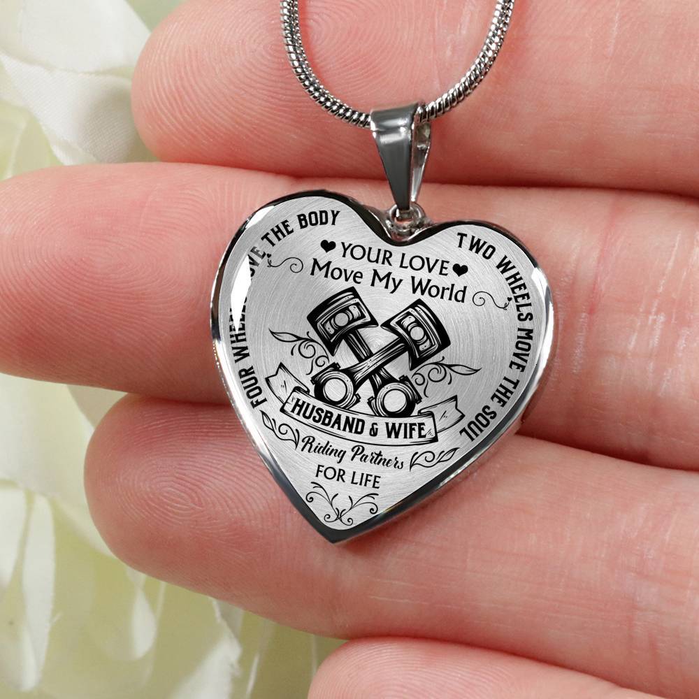 Two Wheels Move The Soul Biker Necklace - Touch Of Divine