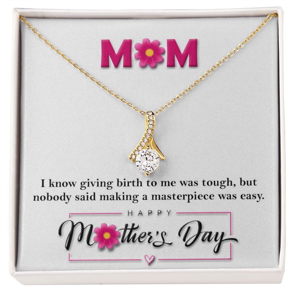 Masterpiece Alluring Beauty necklace - 18k White and Gold