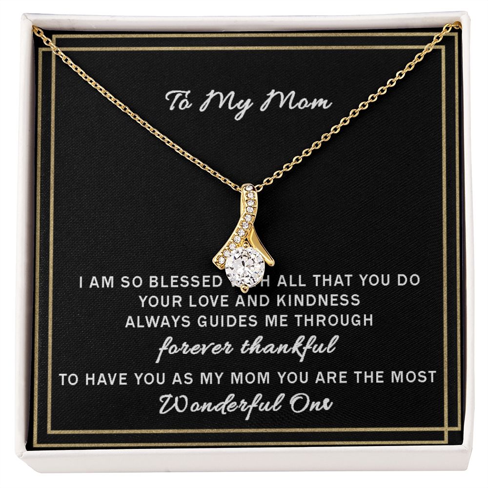 Wonderful Mom Alluring Beauty necklace - 18k White and Gold